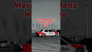 Mercedes Benz W201 190 55kompressor drift mode🌪️ automobile amg cars mercedes shorts [upl. by Yentruok]