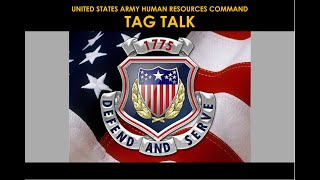 TAG talk  Episode 7 The Adjutant Generals Corps Strategy 20222035 [upl. by Arlan]