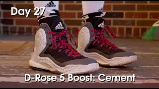 Adidas DRose 5 Cement  Detailed Look and Review [upl. by Ttehc]