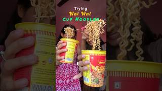 First Time Trying Wai Wai Ke Cup Noodles❤️👀 minivlog noodles cooking shortsviral shorts [upl. by Bowerman479]