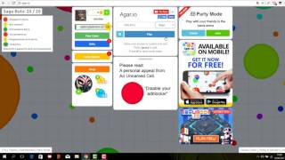 Real Agario bots 2017 Saga bots 20 bots free [upl. by Aihsenet366]