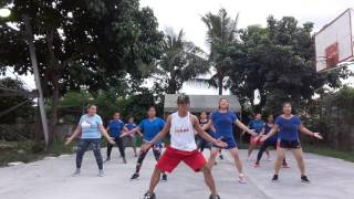 Tatlong bibe zumba dance By Paul Nunez [upl. by Learsiy]