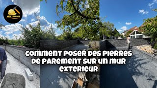 Pierre Parement  Comment On Peut Poser Pierre Parement  Comment Poser Pierre Parement Exterieur 🔥 [upl. by Mordecai]