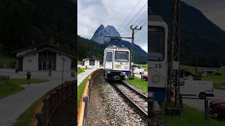 Zugspitzbahn train scenicviews bavaria shorts [upl. by Kuska]