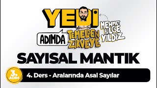 3 Adım 4 Ders Aralarında Asal Sayılar  Mehmet Bilge YILDIZ [upl. by Yenaj]