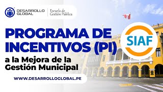 Programa de Incentivos PI a la Mejora de la Gestión Municipal [upl. by Otto]