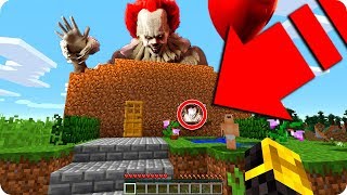 BEBÉ NOOB VS CREEPYPASTA PAYASO IT EN MINECRAFT 😱 [upl. by Weigle]