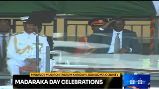 KENYAN RAPPER OCTOPIZZO RECITES SPOKEN WORD TO RUTO DURING MADARAKA DAY CELEBRATIONS [upl. by Heisser]