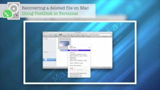 OSX Restoring deleted files  QUICK amp FREE [upl. by Ayetal843]