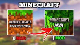 Turn Minecraft PE to JAVA  Minecraft Mods [upl. by Marley]