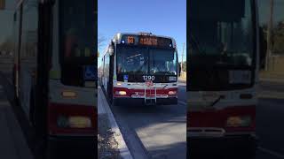 TTC 1290 RARE Bus on route 68 Warden to Warden Station [upl. by Retsevlis]