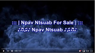 Npav Ntsuab For Sale Remix Karaoke by Npav Ntsuab HD 1080P [upl. by Meyer509]