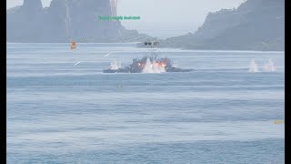 World of Warships Gorizia Cruiser Dominates amp Sinks Enemy Cruiser  Intense Naval Gameplay [upl. by Kcirtapnhoj]