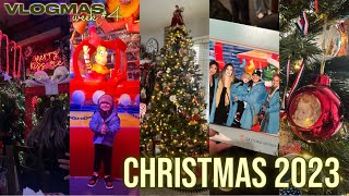 VLOGMAS WEEK 4 Christmas 2023 🎄 ice at the gaylord texan opening gifts amp family time [upl. by Yelsiap]