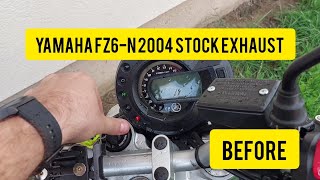 Yamaha FZ6N 2004 Aliexpress Exhaust [upl. by Caesaria]