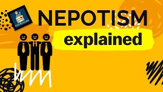 Nepotism Explained  Effects of Nepotism on society  Nepotism UPSC [upl. by Tullusus]