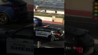 😱Tesla vs police 1440 😱 shortvideo trending viralvideo shortsfeed modified ytshorts [upl. by Nerissa]