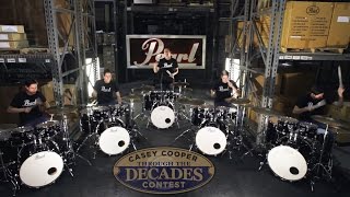 5 Drum Set GIVEAWAY Through The Decades with Casey Cooper amp Pearl Drums [upl. by Ettevroc]