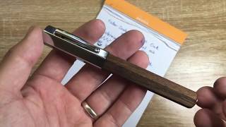 FaberCastell Ondoro Oak Fountain Pen  Quick Review [upl. by Ysnat]