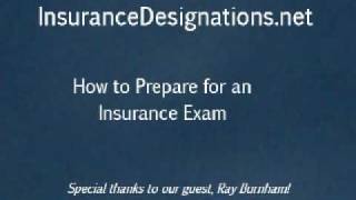 How to Prepare for a CPCU ChFC CLU CASL CIC etc Insurance Exam [upl. by Mario659]