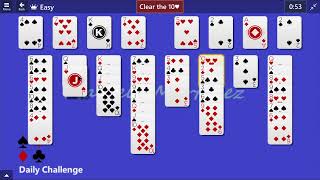 Microsoft Solitaire Collection  FreeCell Easy  March 3 2015  Daily Challenges [upl. by Annahael71]