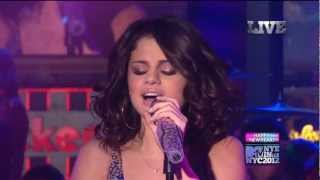 Selena Gomez  Hit The Lights  Love You Like A Love Song MTV NYE 2011 [upl. by Nanci]