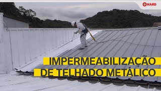 Como impermeabilizar telhados com o impermeabilizante RR 500 ECO [upl. by Annerol]