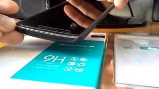 Water Drop Sliding Test on Nillkin Tempered Glass Screen Protector [upl. by Micco]