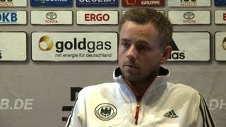 FrauenhandballBundestrainer Jensen freut sich auf EM 2012 [upl. by Nerot]