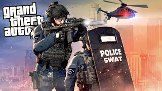 SWAT ELIMINATE MOST DANGEROUS GANG in GTA 5 RP [upl. by Jollenta900]