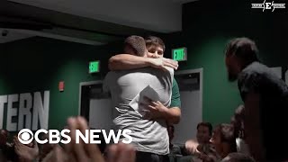 Football player gives his scholarship to hardworking teammate [upl. by Ndnarb96]