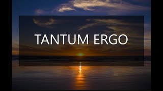 TANTUM ERGO Latin amp English  By Michael Leong [upl. by Alexa685]