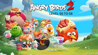 Angry Birds 2 Gameplay  Level 56 to 58 [upl. by Norbert]