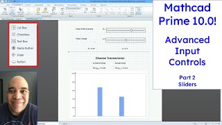 Mathcad Prime 100  Advanced Input Controls  Sliders [upl. by Theresita]