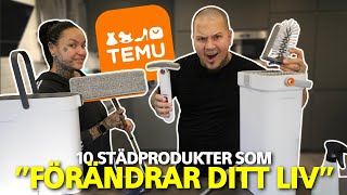 10 TEMU STÄDPRODUKTER SOM quotFÖRÄNDRAR DITT LIVquot [upl. by Alekram]