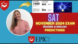 November 2024 SAT Predictions  Reading and English Expert Insights to Boost Your Score [upl. by Ardelle]