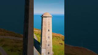 Stunning aerial views of the Wicklow Head Old Lighthouse🫶WicklowHead drone IrelandViews [upl. by Idner]