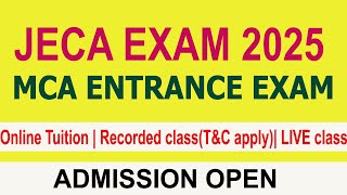 WB JECA EXAM 2025 ONLINE TUITION  JECA COACHING IN WEST BENGAL [upl. by Sorensen]