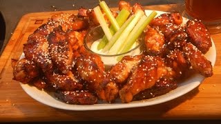 Asian Sticky BBQ Wings [upl. by Ahsitaf]