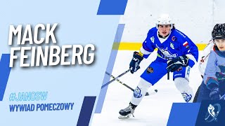 Mack Feinberg postgame interview Naprzód Janów Katowice  UHT Sabers Oświęcim [upl. by Oetsira]