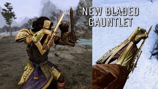 Badass new bladed gauntlets in Skyrim Anniversary Edition [upl. by Gibbie]