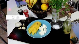 Spaghetti aglio olio e Peperoncino Tutorial  Cooking Bro [upl. by Cyprio]