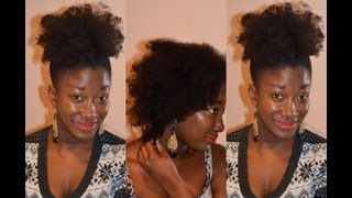 How to blowOut natural hair  4c thinfine hair [upl. by Disraeli]