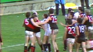 Essendon Player Throws Away Doulls Headband [upl. by Prasad]