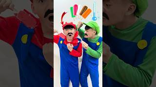 😂 Funny ice cream eating 🍦 mario luigi [upl. by Laurentia]