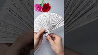 Make a magical fan with the completed test paper DIY Lets play handicraft together Use your [upl. by Kin]