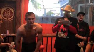 Travis Coyle vs Ricky Musgrave intense staredown Fight to Win Outlaws [upl. by Fiore569]