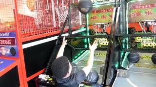 Jadon playing basketball game at Chuck E Cheese [upl. by Eyssej]