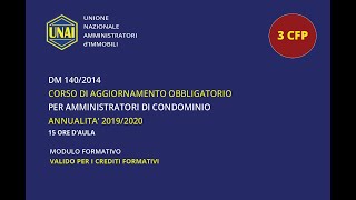 MODULO DM 140 ANNUALITA 20192020 3 CFP [upl. by Parke]