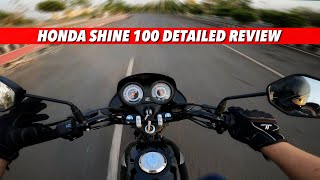 Honda Shine 100cc 2024 New Model Review  SR Motoworld [upl. by Wilbur]